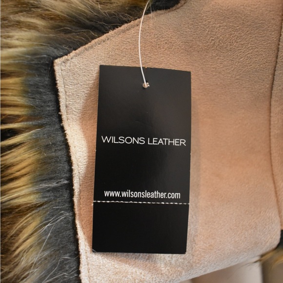 Wilsons Leather Winter Fur Coat - Picture 3 of 8